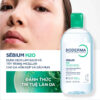 Dung dịch làm sạch tẩy trang Bioderma Sebium H2O