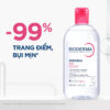 Dung dịch làm sạch và tẩy trang cho da thường & nhạy cảm Bioderma Sensibio H2O