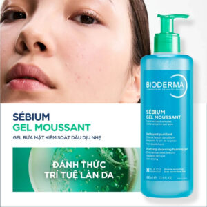 Gel rửa mặt Bioderma Sebium Gel Moussant