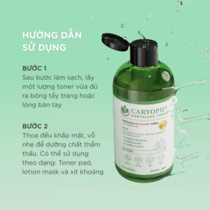 Hướng dẫn sử dụng Caryophy Portulaca Toner