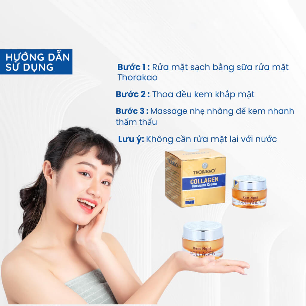 hướng dẫn sử dụng kem nghệ Collagen Thorakao hướng dẫn sử dụng kem nghệ Collagen Thorakao