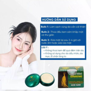 Hướng dẫn sử dụng kem sâm Thorakao