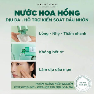 Nước hoa hồng làm dịu da Nước hoa hồng Skin1004 Madagascar Centella Tea-Trica Purifying Toner