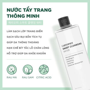 Nước tẩy trang Caryophy Smart Cleansing Water