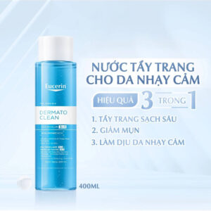 Nước tẩy trang Eucerin Dermato Clean Micellar 3in1