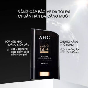 Sáp Chống Nắng AHC Masters Air Rich Sun Stick SPF 50+ PA++++