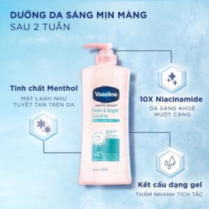 Sữa dưỡng thể sáng da mịn màng Vaseline