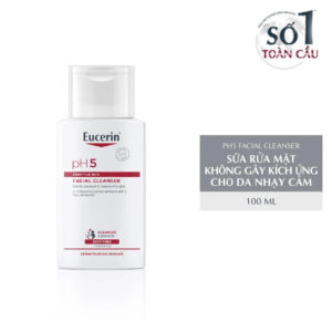 Sữa rửa mặt Eucerin pH5 Sensitive Skin Facial Cleanser 100ml số 1 toàn cầu