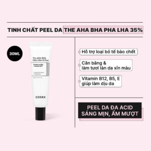 Tẩy da chết Cosrx The AHA BHA PHA LHA 35 Peel