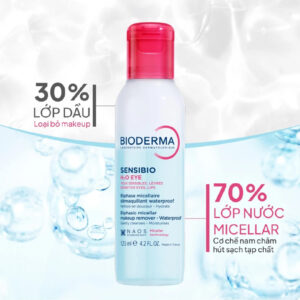 Tẩy trang Bioderma Sensibio H2O Eye 125ml