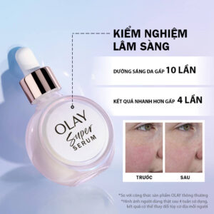 Tinh chất OLAY SUPER SERUM được kiểm nghiệm lâm sàng
