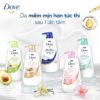 Sữa tắm dưỡng thể Dove chăm da mềm mịn tức thì với dưỡng chất lợi khuẩn da